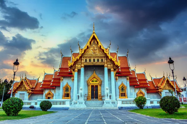 El templo de mármol, Wat Benchamabophit — Foto de Stock