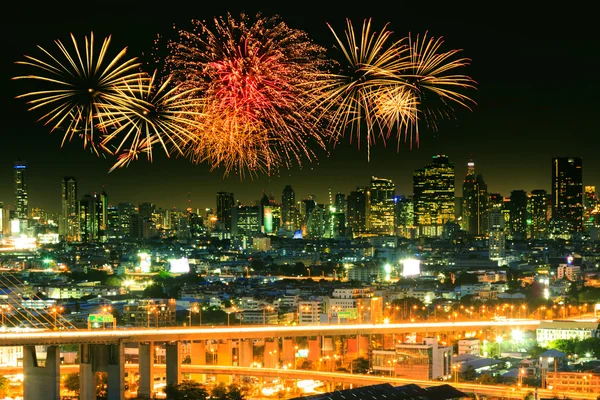 Celebration in Bangkok city — Stock Photo, Image