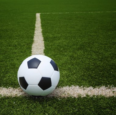 futbol futbol alan çim çizgi topu