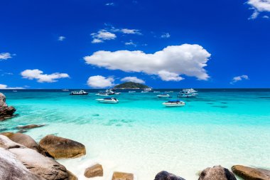 Beach of Similan Islands  clipart