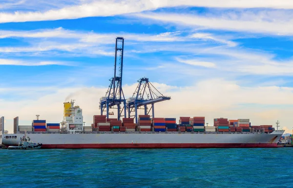 Cargo sea port — Stock Photo, Image