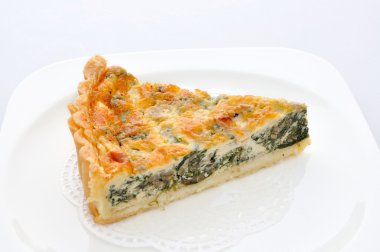 Ispanaklı tart parçası