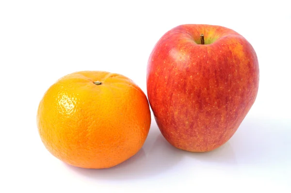 Orange & Apfel — Stockfoto