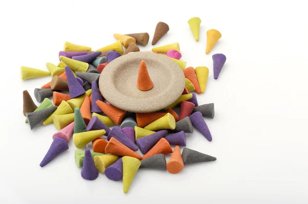 A pile of the incense cones. — Stock Photo, Image