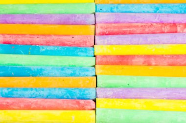 çok renkli tebeşirler