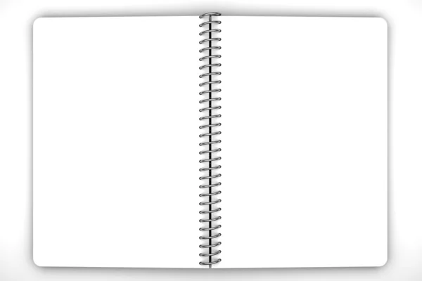 Caderno em branco — Fotografia de Stock