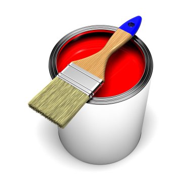 boya fırçası ile yapabilirsiniz