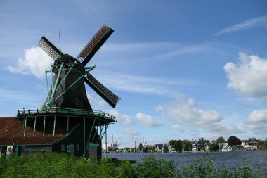 yel değirmenleri Hollanda Hollanda Köyü.