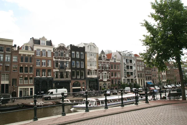 Belos canais de Amesterdão — Fotografia de Stock