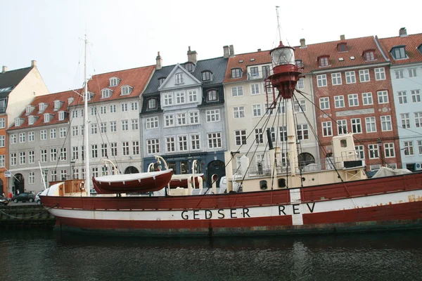 Nyhavn in Kopenhagen, Dänemark — Stockfoto