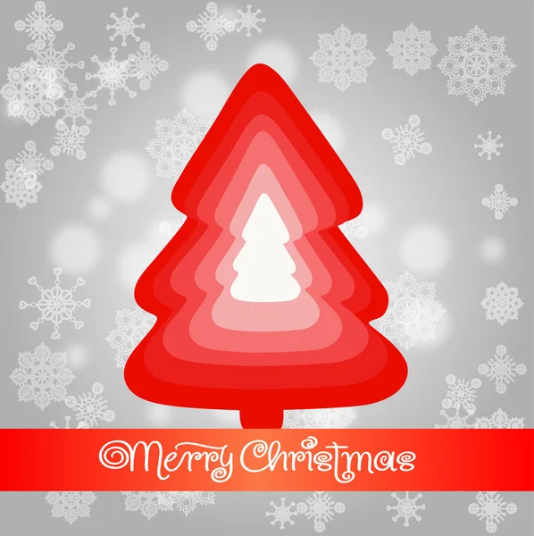 크리스마스 인사말 카드. ( 영어 ) Merry Christmas letletletletlet, vector illustration — 스톡 벡터