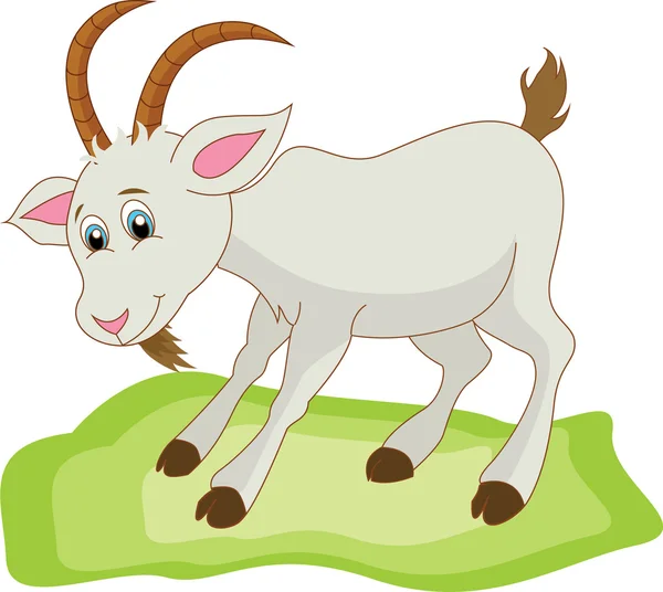 Милый мультфильм про козу — стоковый вектор