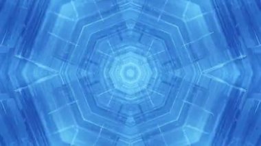 3D fütüristik kusursuz döngü Psychedelic Trippy Futuristik Cam Tünel