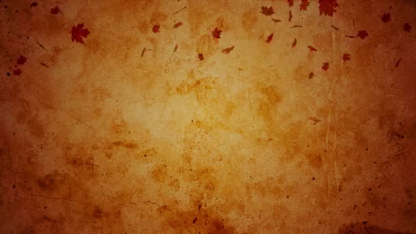 Thanksgiving day vintage background, old ancient, fall, autumn background — Stock Video