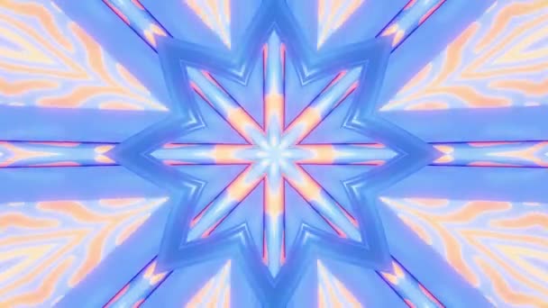 Abstract Kaleidoscopic Club Party Stage Lights Well Suited Shows Concerts — Stock Video