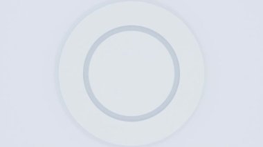 Çemberlerin soyut şekli ve yer değiştirme etkisi. Kusursuz döngü