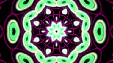 Mandala 3D Kaleydoskop Psikedelik Döngü