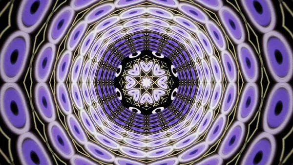 Schöne abstrakte Kaleidoskop-Retro-Hintergrund von verschiedenen geometrischen Formen — Stockfoto