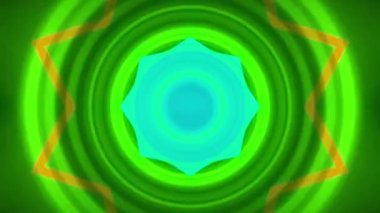 Mandala 3D Kaleydoskop Psikedelik Seyahat Geleneksel Bilinçli Meditasyon Tüneli Modeli Görüntü Rahatlatıcı Etnik Renkli Çakra Kundalini Yoga