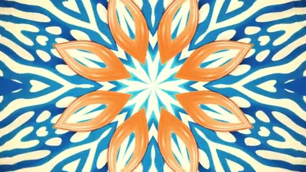 Abstract kaleidoscopic seamless looping motion graphics — Video Stock