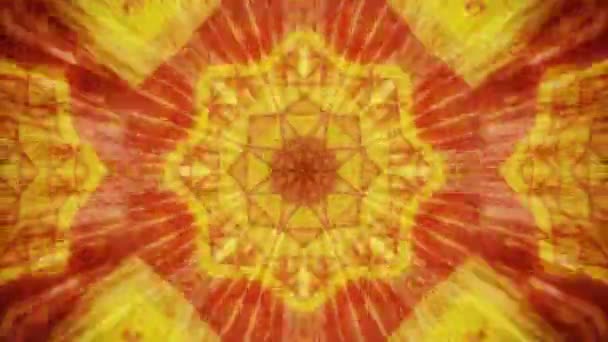 Mandala 3D Kaleidoskop nahtlose Schleife Psychedelic — Stockvideo