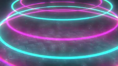 soyut karanlık dijital ızgara veri iletişim teknolojisi arkaplanı