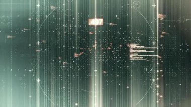 4k soyut dijital şebeke veri iletişimi Dünya teknolojisi arkaplan döngüsü görüntüleriyle