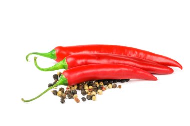 taze sulu kırmızı biber biber tohumları ile