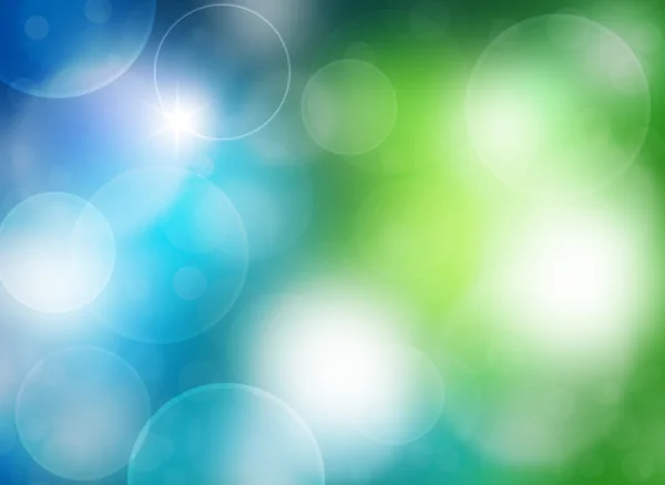 Colorful bokeh background with a star — Stock Photo, Image