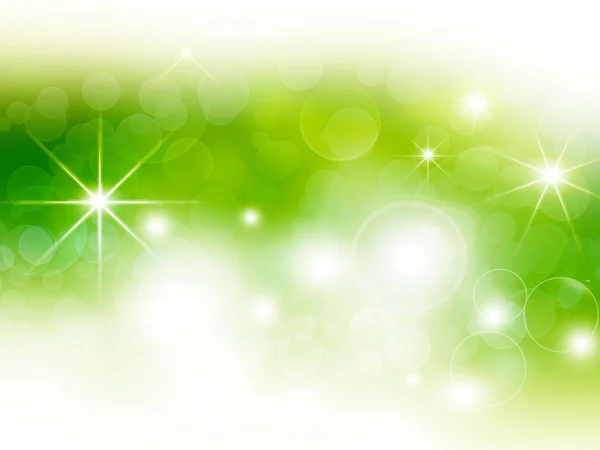 Green festive bokeh background — Stock Photo, Image