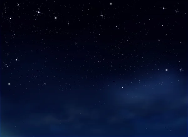 Nightly sky with stars — Stock Photo, Image