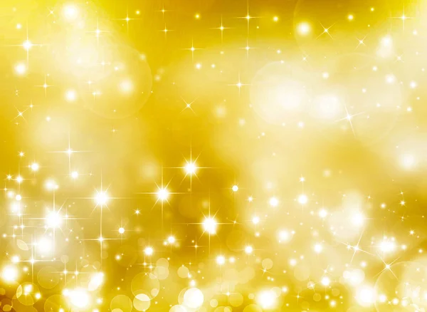 エレガントなゴールデン星空の背景 — ストック写真