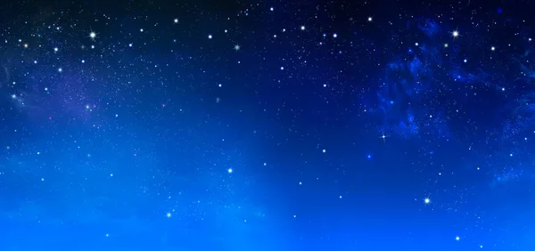 Estrellas Espacio Cielo Nocturno —  Fotos de Stock