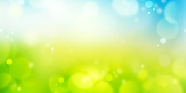 Размытый Свежий Весенний Летний Синий Зеленый Абстрактный Фон Боке — стоковое фото