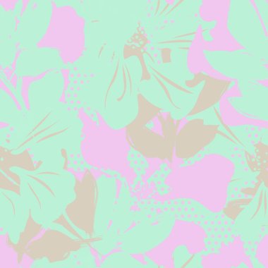 Moda tekstil ve grafikleri için noktalı dokuları olan çiçeksiz desen.