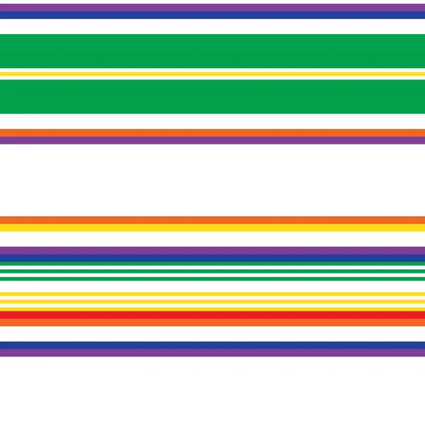 Double Rainbow Paski Bezszwowy Wzór Projektowania Dla Tekstyliów Mody Grafiki — Wektor stockowy