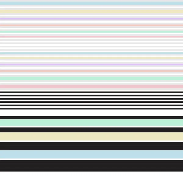 Diseño Patrón Inconsútil Rayado Pastel Arco Iris Doble Para Textiles — Archivo Imágenes Vectoriales