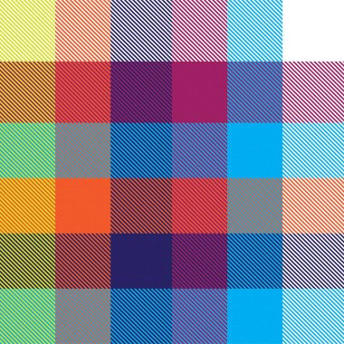 Gökkuşağı Ekoseli, kareli, ekose desenli moda tekstil ve grafikleri için uygun