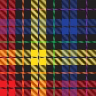 Gökkuşağı Ekoseli, kareli, ekose desenli moda tekstil ve grafikleri için uygun