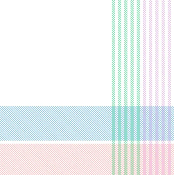 Rainbow Pastel Plaid Naadloos Patroon Voor Mode Textiel Graphics — Stockvector