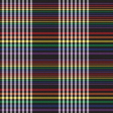 Gökkuşağı Ekoseli, kareli, ekose desenli moda tekstil ve grafikleri için uygun