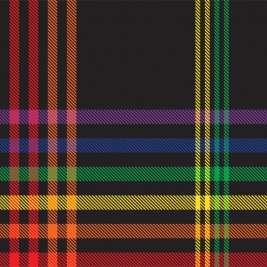 Gökkuşağı Ekoseli, kareli, ekose desenli moda tekstil ve grafikleri için uygun