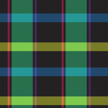 Gökkuşağı Ekoseli, kareli, ekose desenli moda tekstil ve grafikleri için uygun
