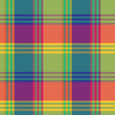 Gökkuşağı Ekoseli, kareli, ekose desenli moda tekstil ve grafikleri için uygun