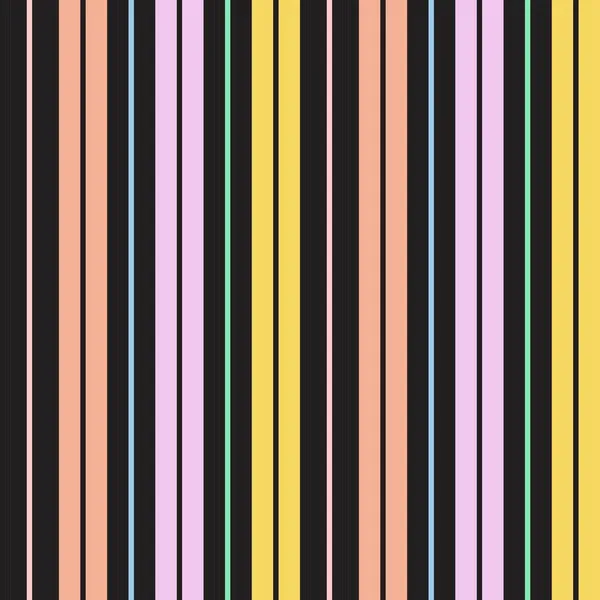 Rainbow Pastel Vertical Striped Seamless Pattern Background Suitable Fashion Textiles — Stock Vector