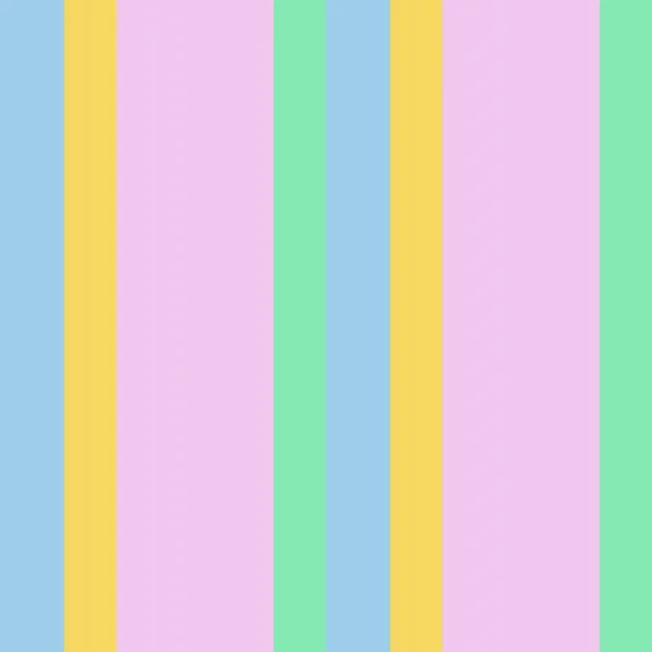 Rainbow Pastel Vertical Striped Seamless Pattern Background Suitable Fashion Textiles — Stock Vector