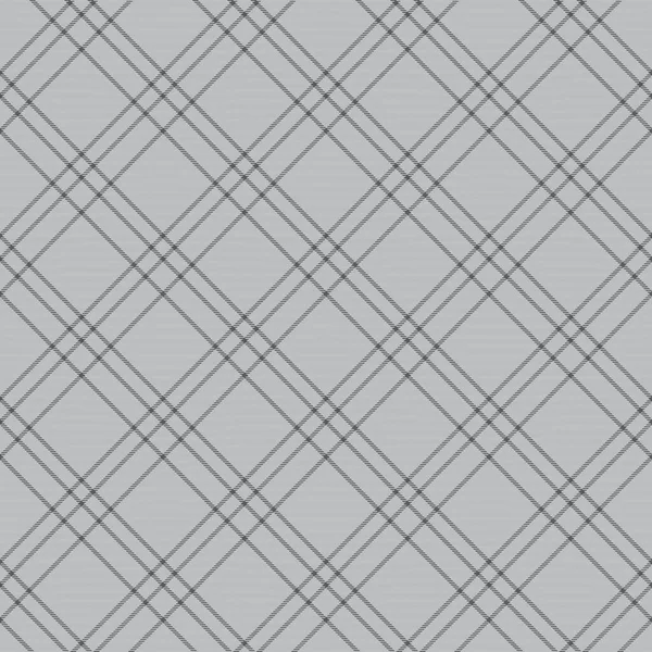 Сірий Діагональний Плед Тартану Текстури Безшовний Дизайн Візерунка Підходить Модного — стоковий вектор