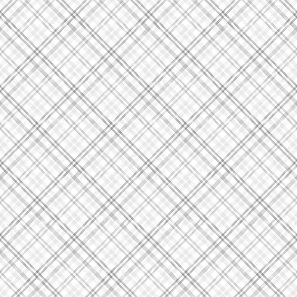 Weißes Diagonal Kariertes Tartan Texturiertes Nahtloses Muster Für Modetextilien Und — Stockvektor
