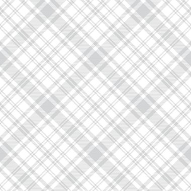Moda tekstil ve grafikleri için uygun Beyaz Çapraz Ekose Tartan desenli kusursuz desen tasarımı