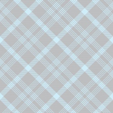 Gökyüzü Mavi Çapraz Ekoseli Tartan Moda tekstil ve grafikleri için uygun desensiz desen tasarımı